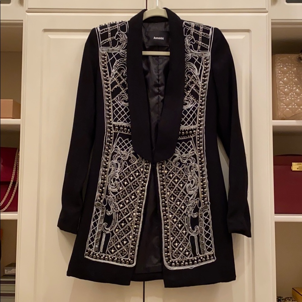 Annakiki designer embellished blazer